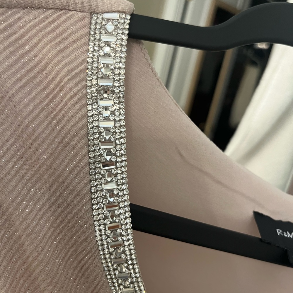 R&M Richards shimmering cocktail dress